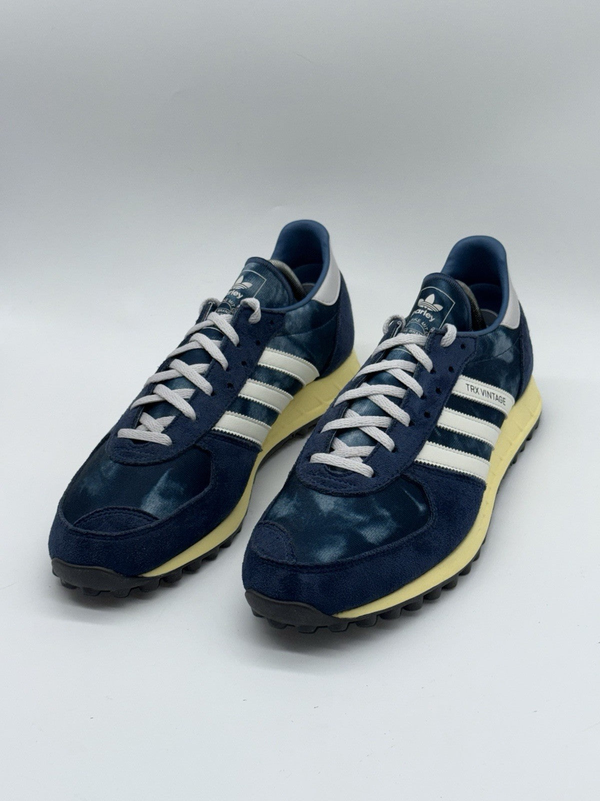 (2022) Adidas Originals TRX Vintage Parley Bleached Crew Navy White Men’s UK 10