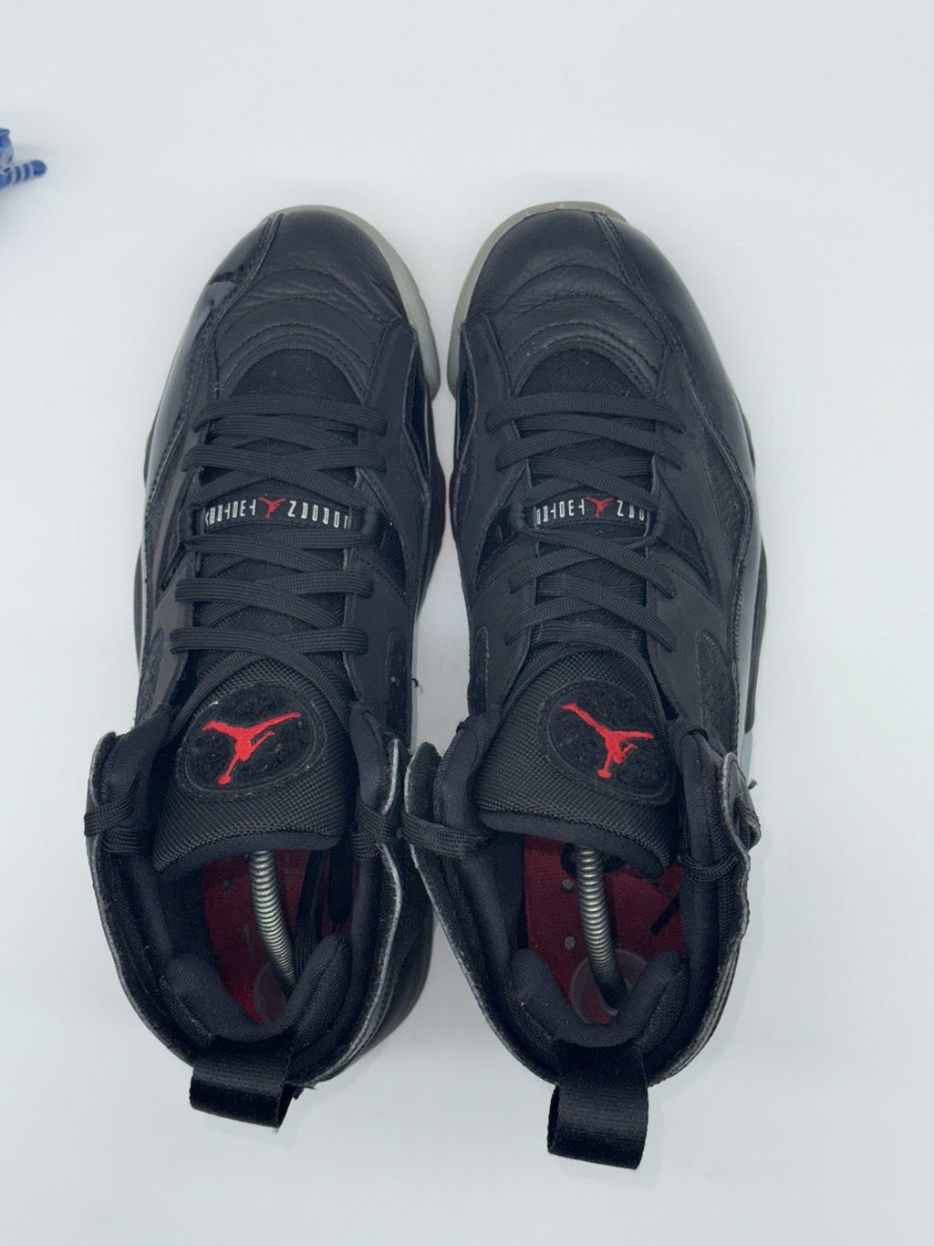(2022) Nike Air Jordan Jumpman Two Trey Black Red Trainers Size UK 9