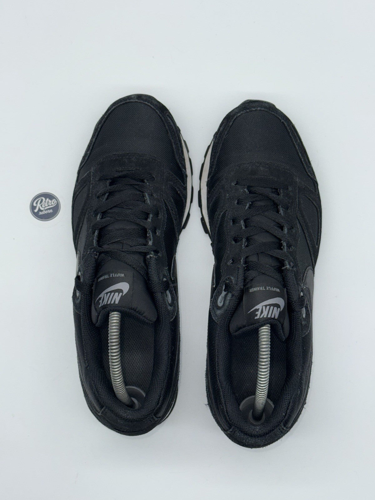 Nike Air Waffle Trainer 'Black x Grey Suede' (2016) – UK 8
