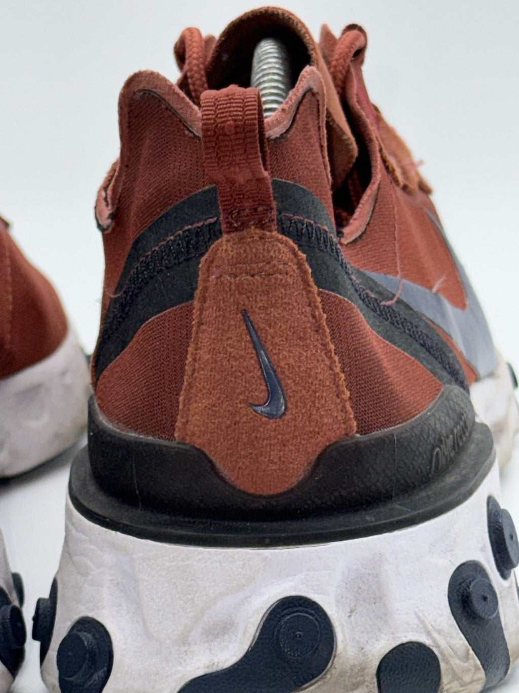 (2018) Nike React Element 55 Mars Stone Midnight Navy Men's UK 10 - BQ6166-600