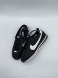 Nike Classic Cortez Black/White TXT Nylon Retro Trainers Size UK 7