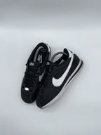 Nike Classic Cortez Black/White TXT Nylon Retro Trainers Size UK 7