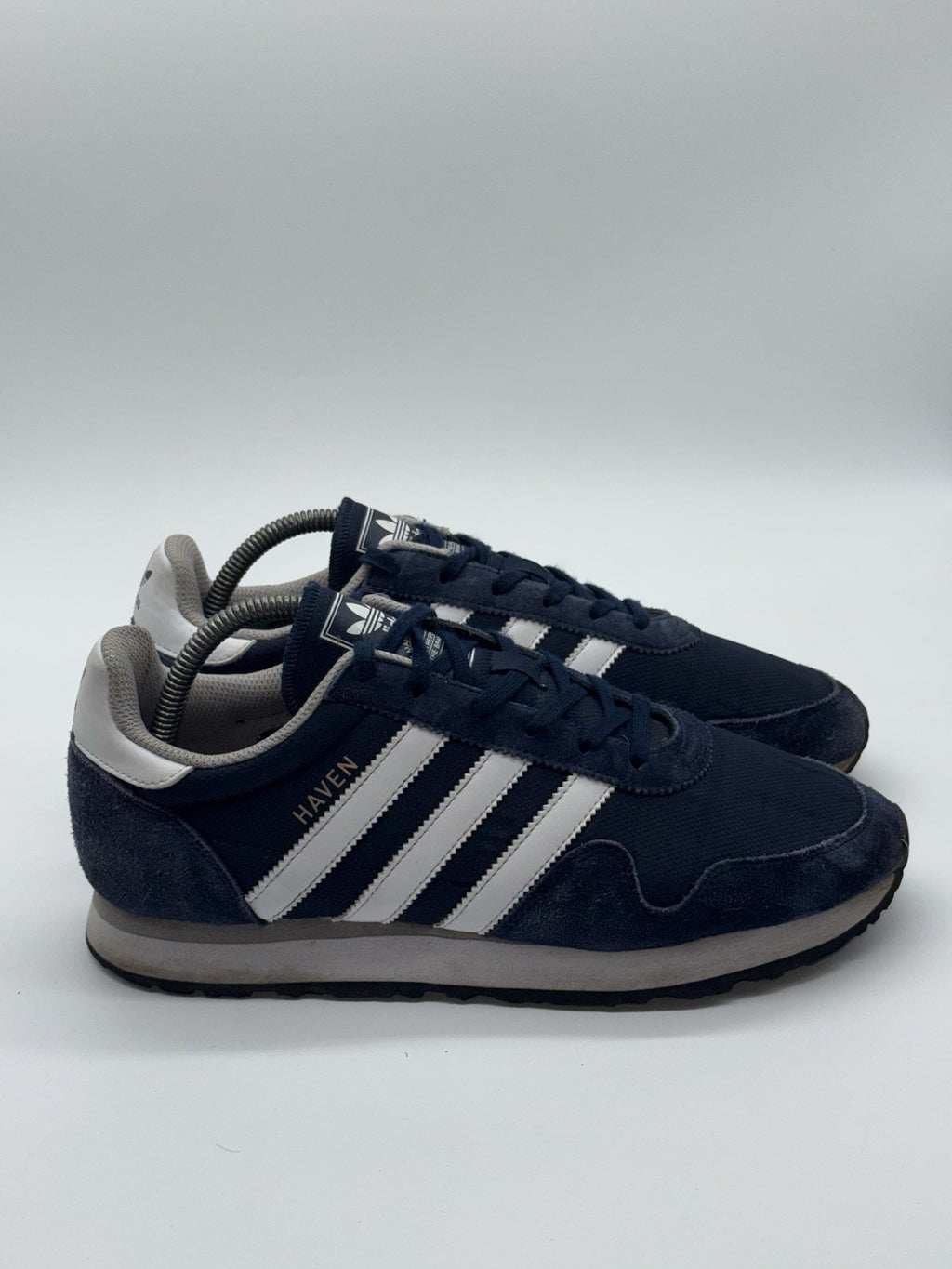 (2016) Adidas Originals Haven ‘Collegiate Navy x White’ Retro Trainers UK 8