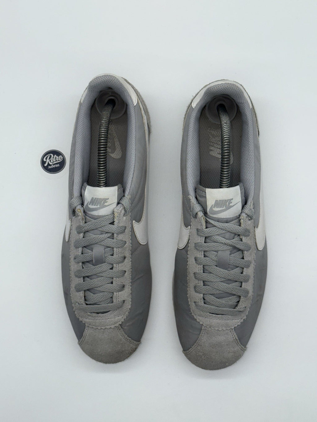 Nike Classic Cortez Nylon 'Wolf Grey x White' (2015) – UK 8