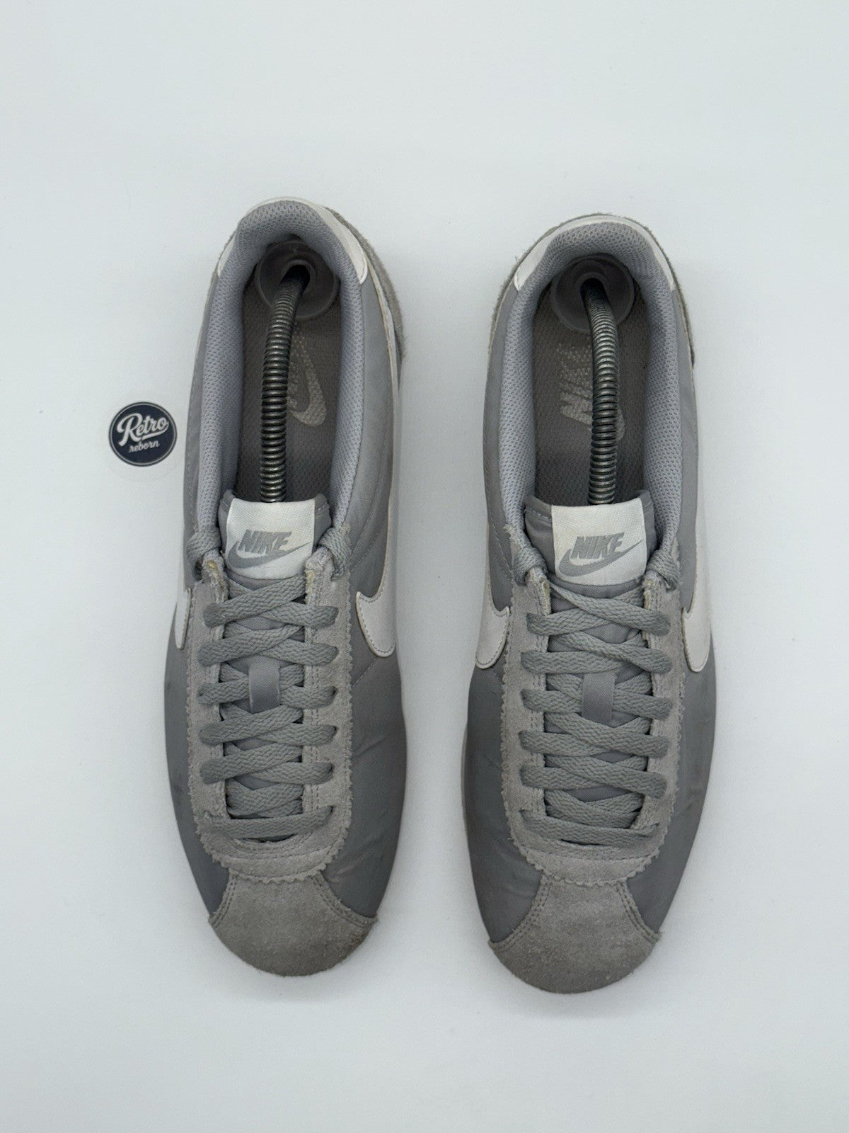 Nike Classic Cortez Nylon 'Wolf Grey x White' (2015) – UK 8
