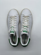 adidas Originals Men's Stan Smith Leather Trainers White x Green UK 8