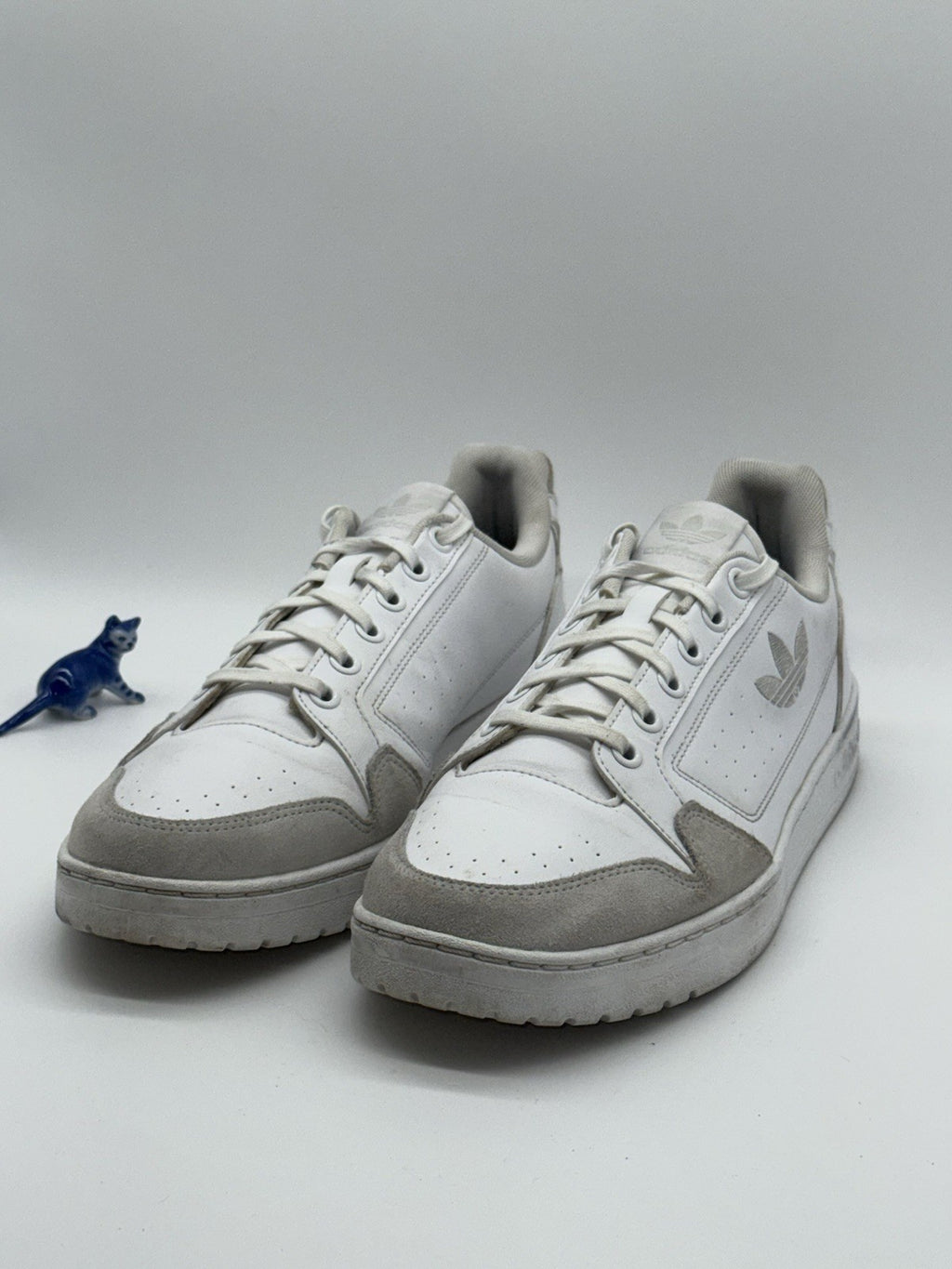 adidas Originals NY 90 Trainers White x Grey Size UK 12 (JI1899)
