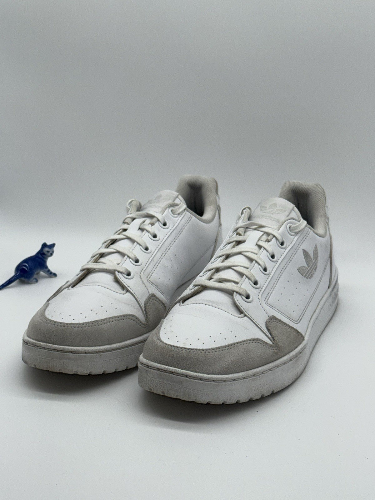 adidas Originals NY 90 Trainers White x Grey Size UK 12 (JI1899)