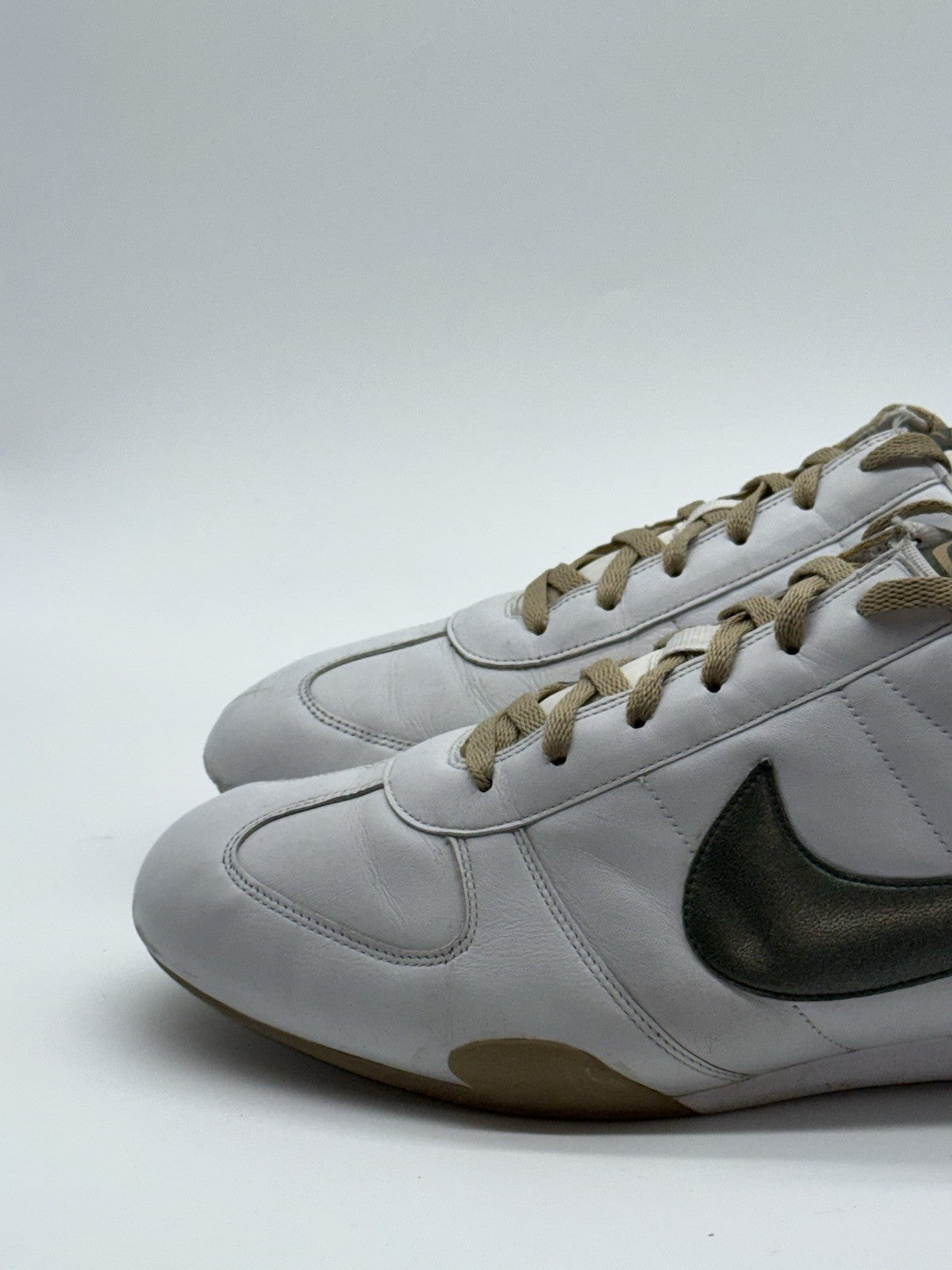 (2006) Vintage Nike Sprint Brother White x Olive Green Trainers Men’s UK 11