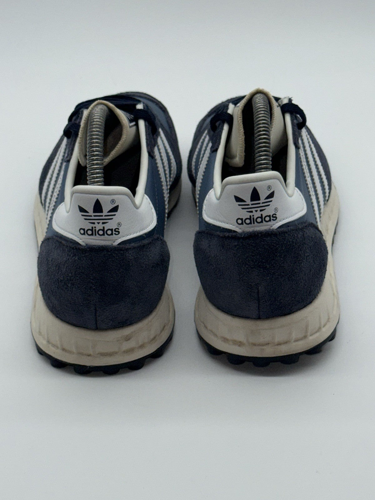 (2022) Adidas TRX Vintage Blue Cream White Legend Ink Men’s UK 7.5