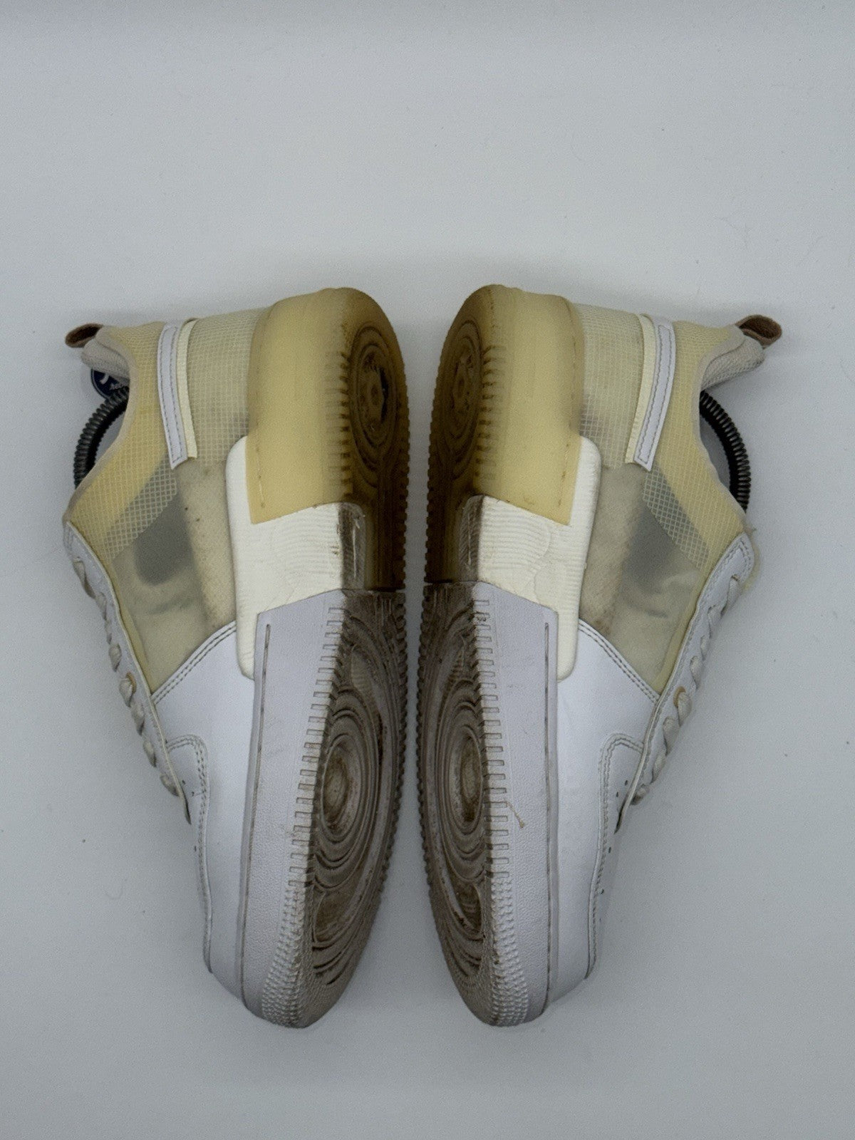 Nike Air Force 1 React 'Split White x Coconut Milk' – UK 7