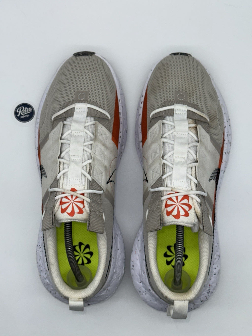 Nike Crater Impact 'Light Bone x Orange x Grey' (2021) – UK 10.5