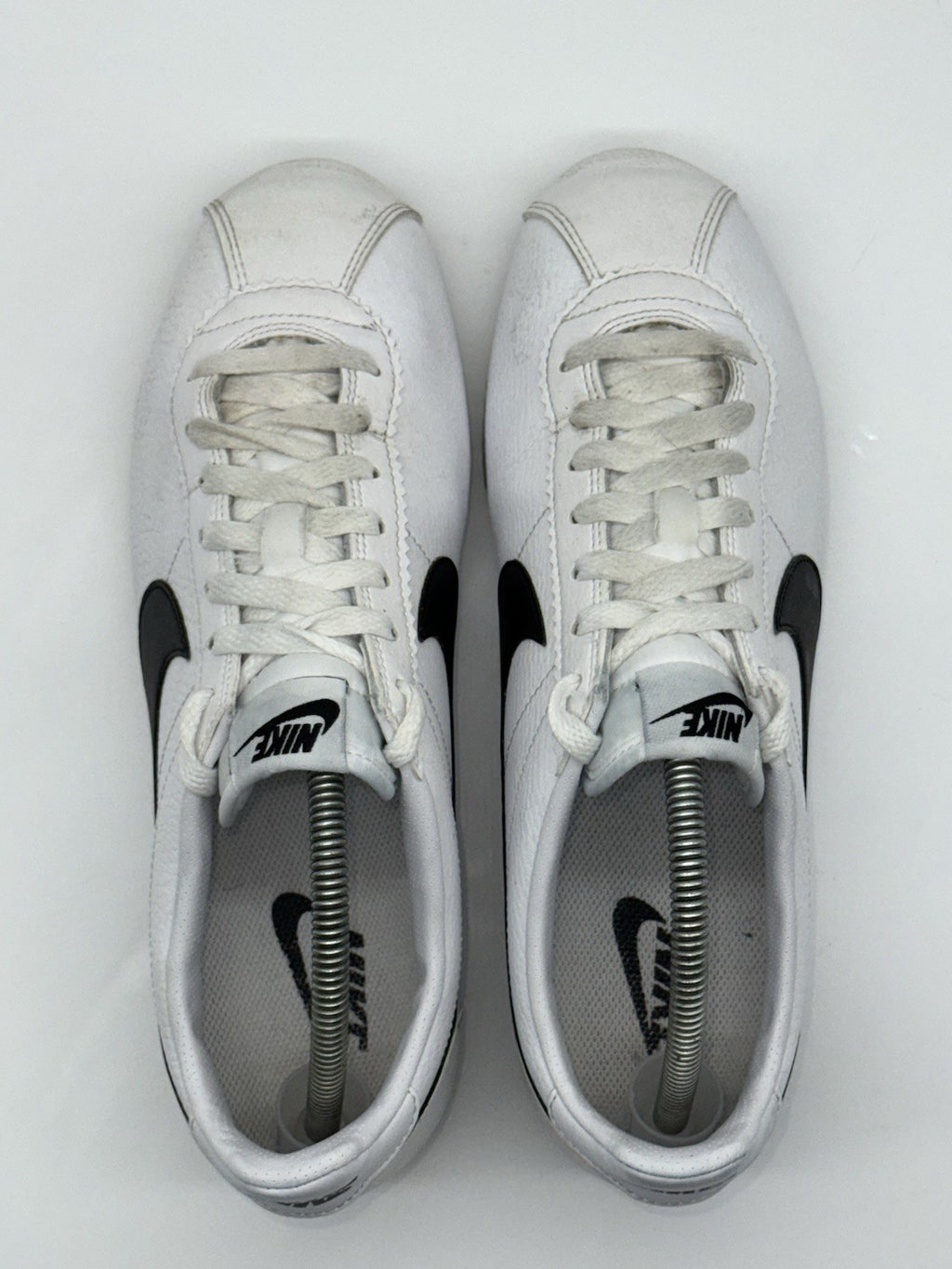 Nike Classic Cortez Leather OG Trainers (2018) White/Black Retro- UK 7.5 EU 42