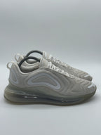 Nike Air Max 720 White Metallic Platinum Trainers Size UK 7.5 (AO2924-100)
