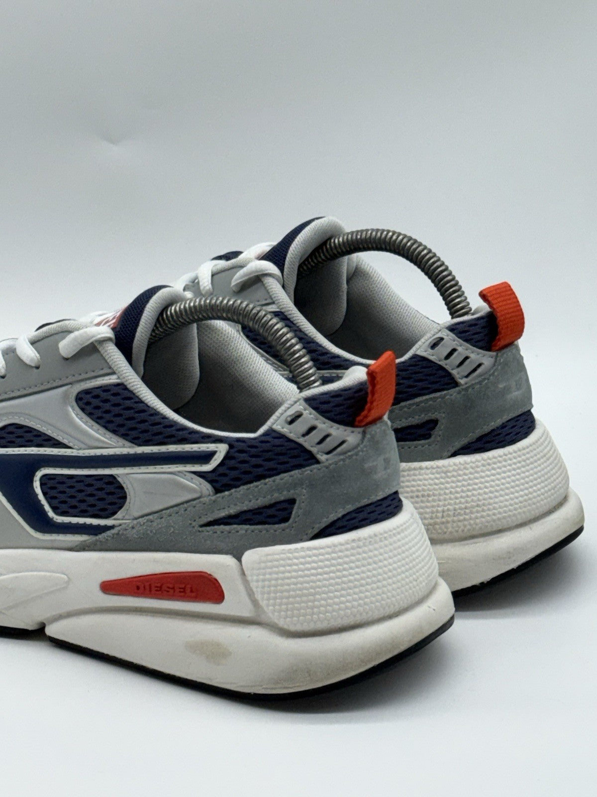 Diesel S-Serendipity Grey x Navy x Red Trainers Men’s UK 7
