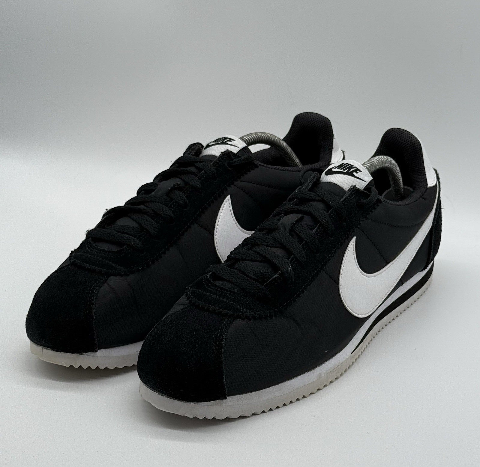 (2017) Nike Classic Cortez Nylon OG Vintage - Black White - Size UK 11 (EU 46)
