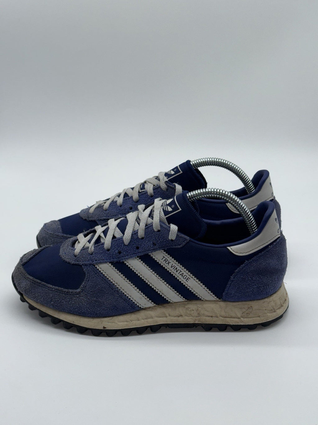(2022) Adidas Originals TRX Vintage Blue x Cream x White Retro Trainers UK 6