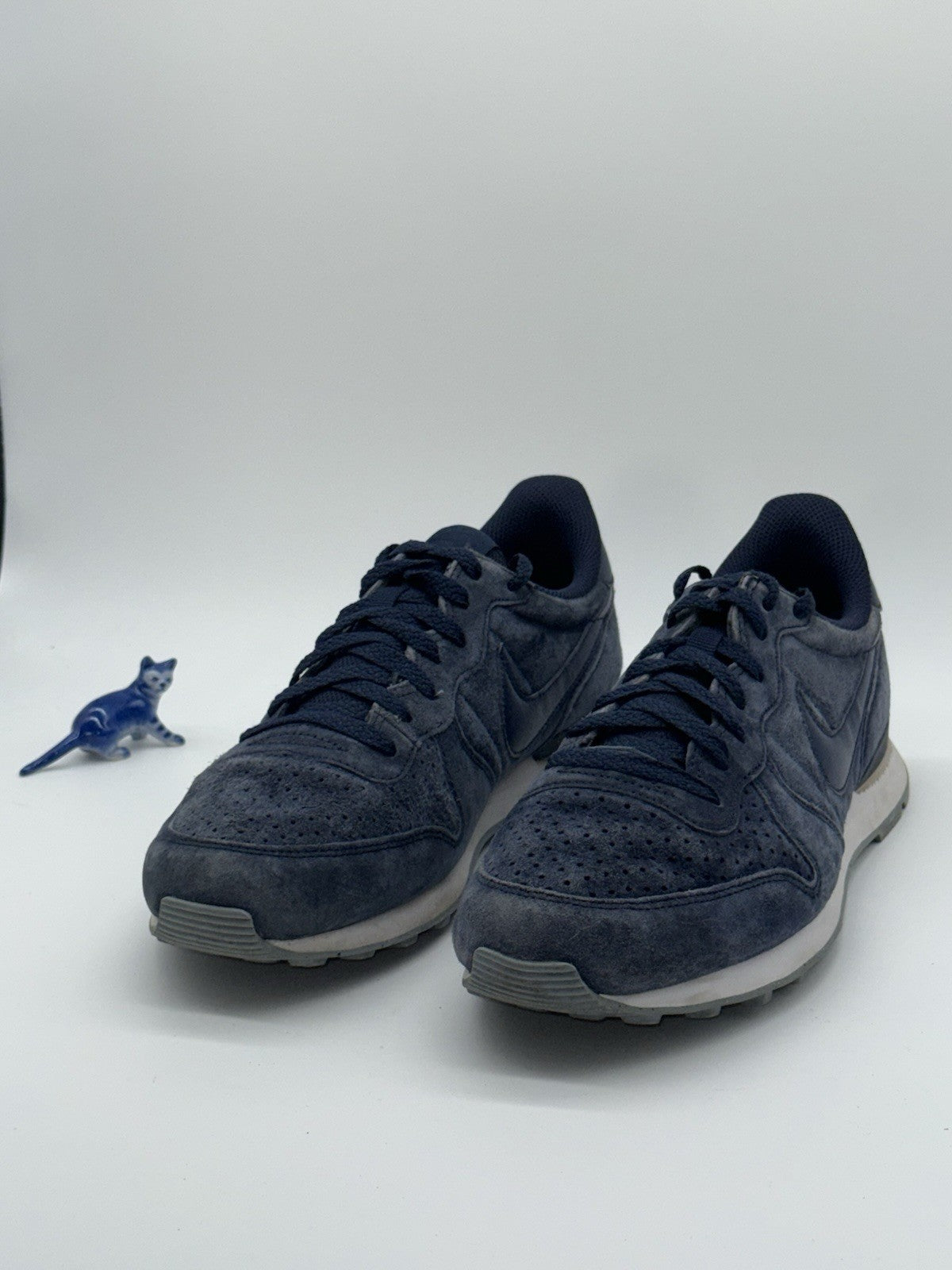 (2015) Nike Internationalist Prm 'Obsidian Navy’ Retro Trainers UK 9.5