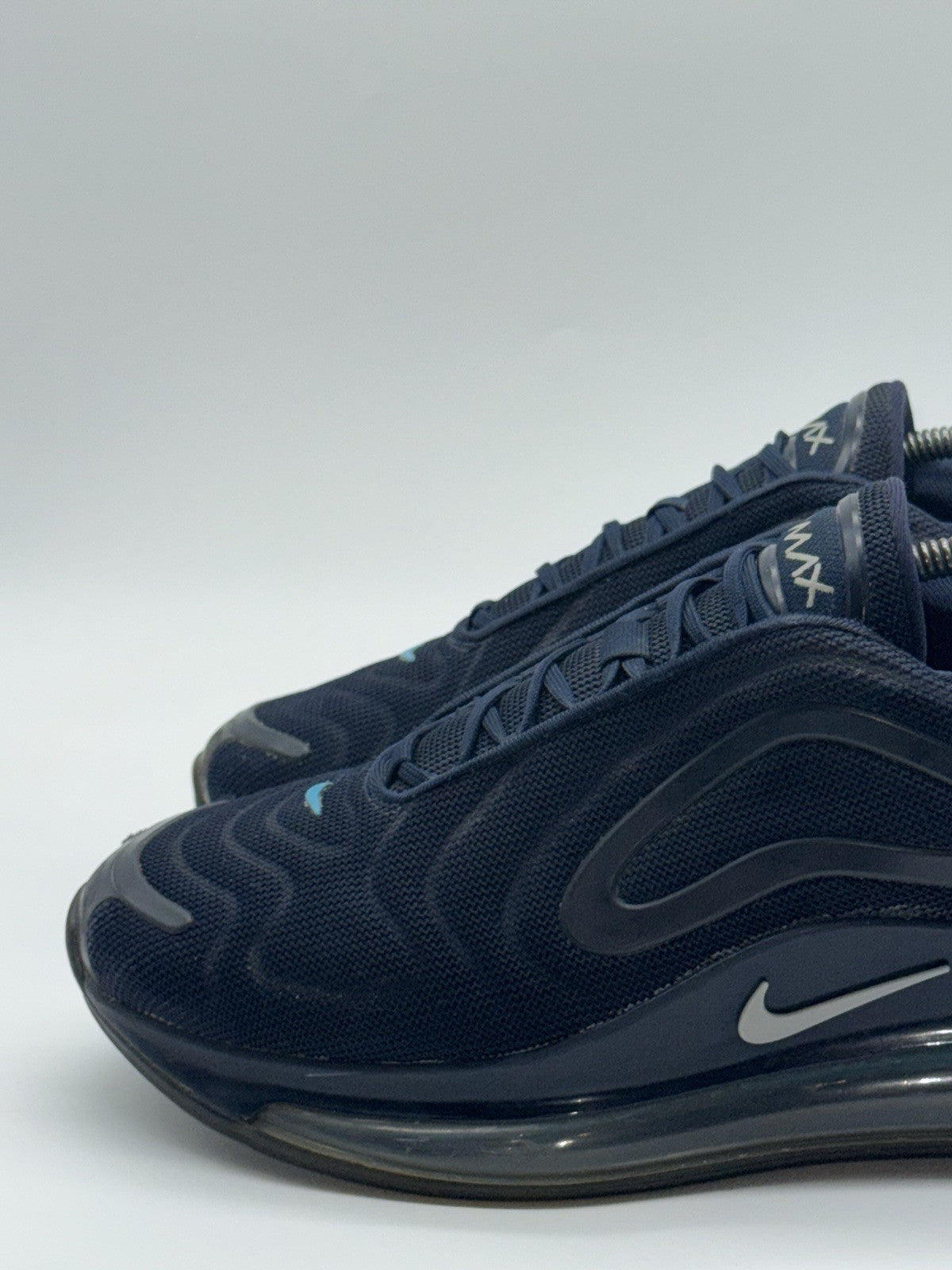 (2019) Nike Air Max 720 Obsidian Navy Blue Retro Trainers UK 10.5