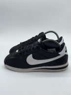 Nike Classic Cortez Black/White TXT Nylon Retro Trainers Size UK 7