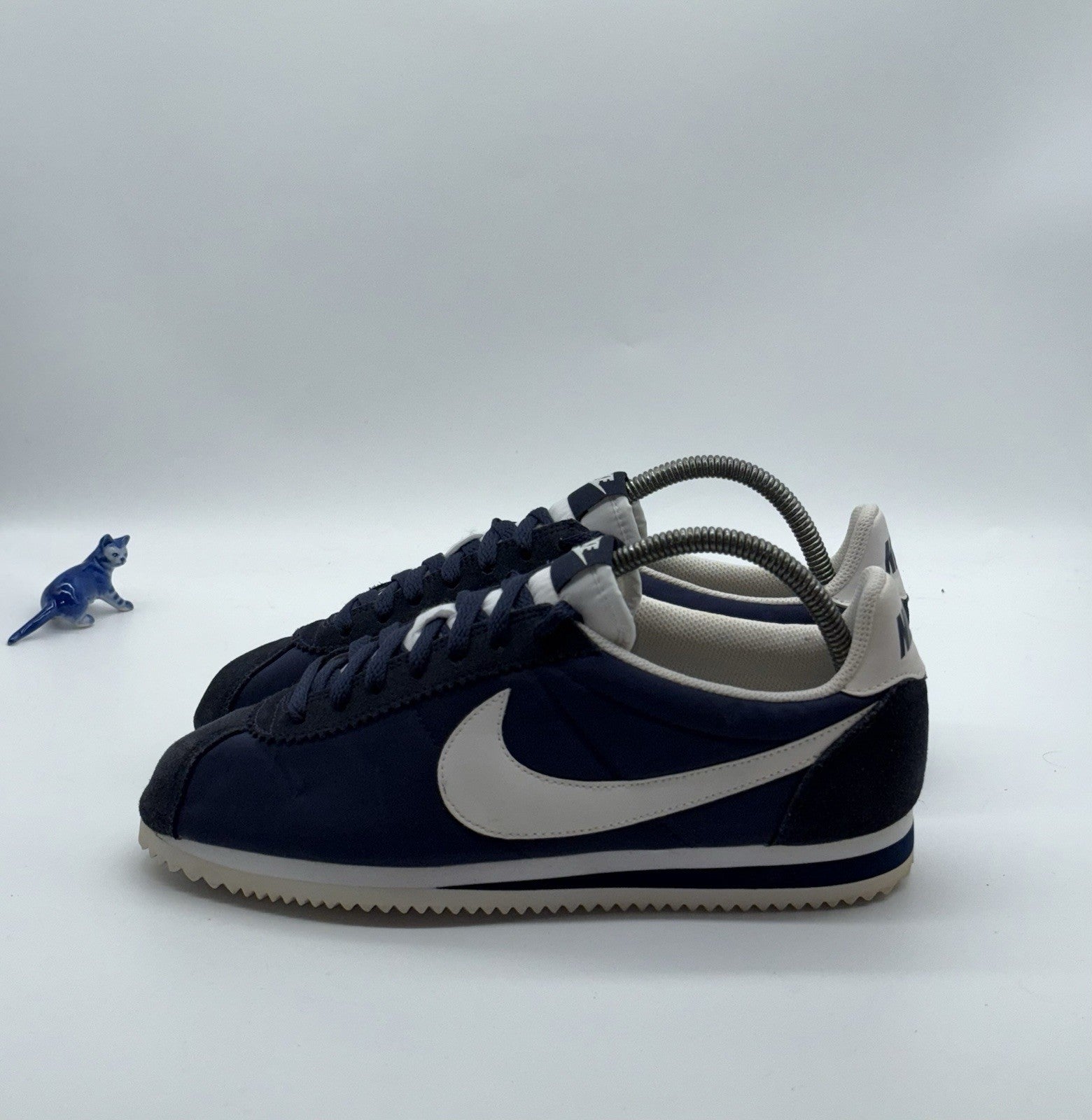 (2016) Nike Classic Cortez Nylon OG - Obsidian Navy / White - UK 7 (807472-410)