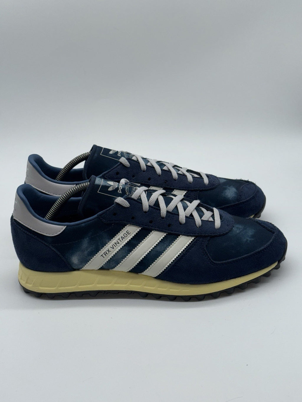 (2022) Adidas Originals TRX Vintage Parley Bleached Crew Navy White Men’s UK 10