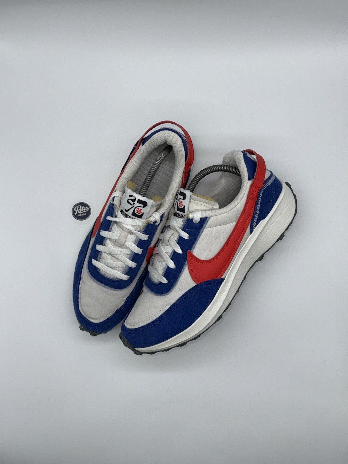 Nike Waffle Debut Swoosh 'Old Royal x Habanero Red' (2022) – UK 8.5 [OG Box]