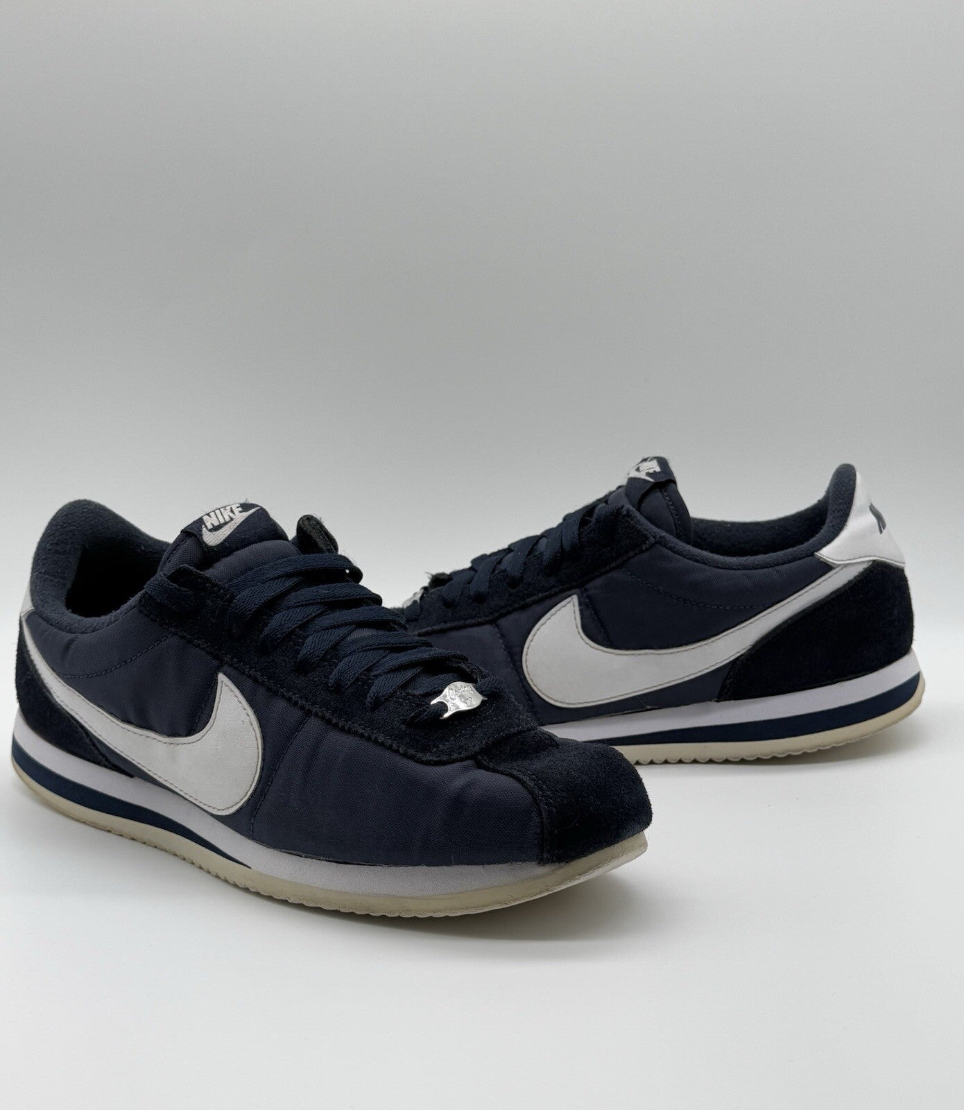 (2019) Nike Cortez Basic Nylon Obsidian Blue Size UK 7.5 EUR 42 (819720-411)