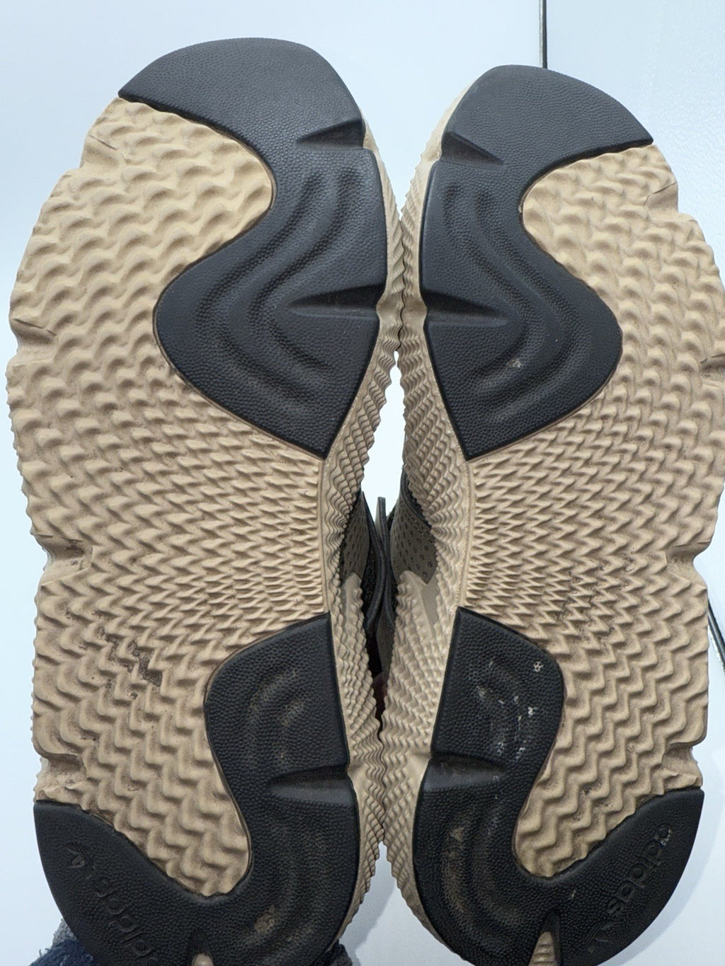 (2017) Adidas Prophere Olive Green Orange Retro Trainers Size UK 6