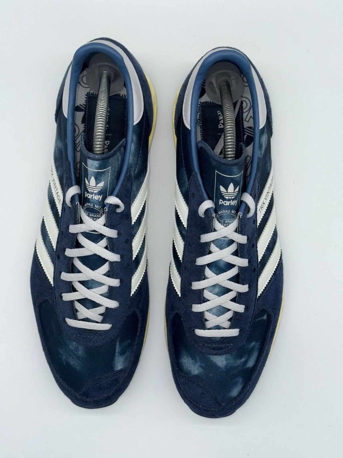 (2022) Adidas Originals TRX Vintage Parley Bleached Crew Navy White Men’s UK 10