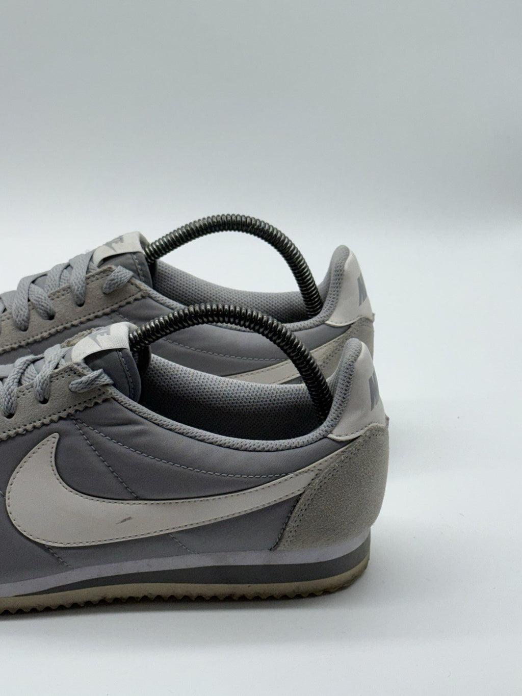 Nike Classic Cortez Nylon 'Wolf Grey x White' (2015) – UK 7