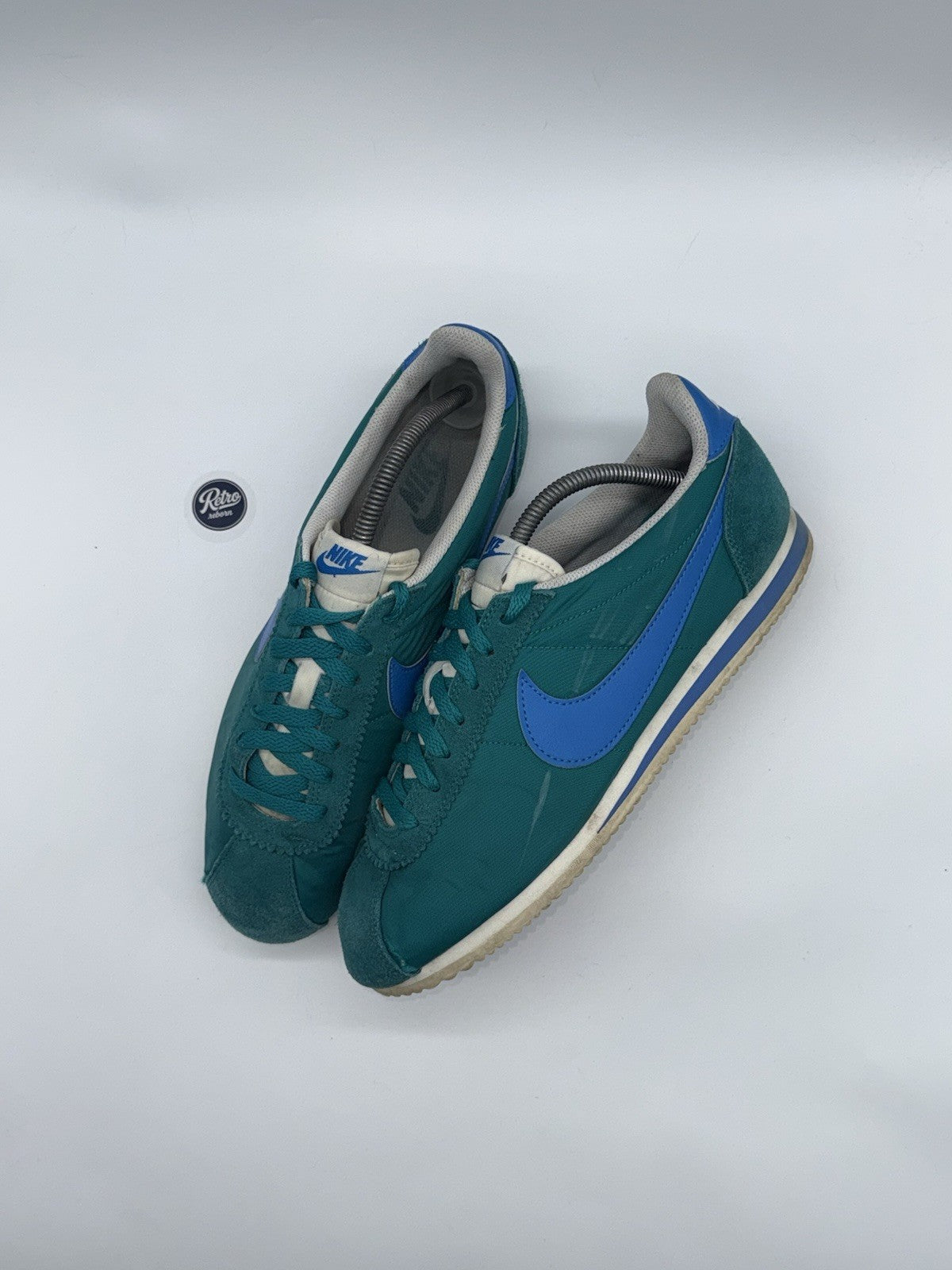 Nike Cortez Nylon 'Teal Green x Blue' trainers – UK 9.5