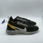 Nike React Element 55 Sequoia Deep Forest Green Khaki x Yellow UK 11 CQ6366-300