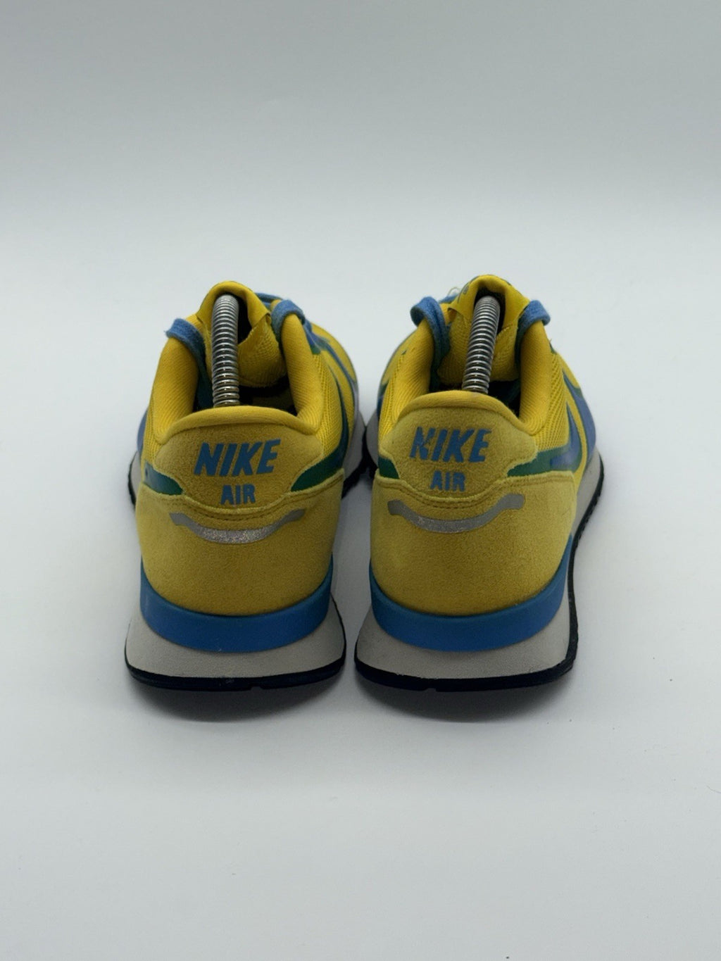 (2011) Nike Air Vortex Fuse Tour Yellow/Light Italy Blue Vintage Trainers UK 6