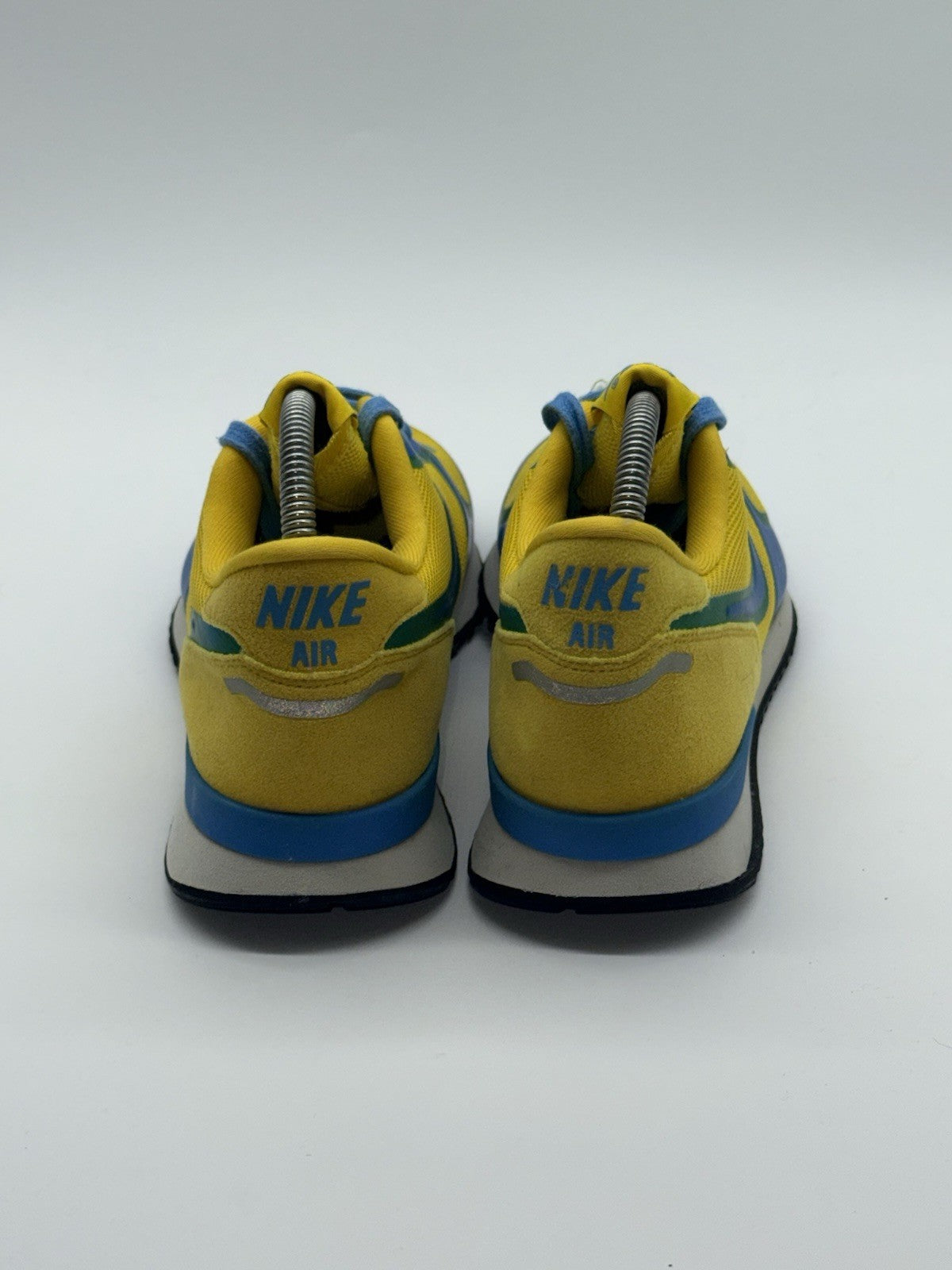 (2011) Nike Air Vortex Fuse Tour Yellow/Light Italy Blue Vintage Trainers UK 6