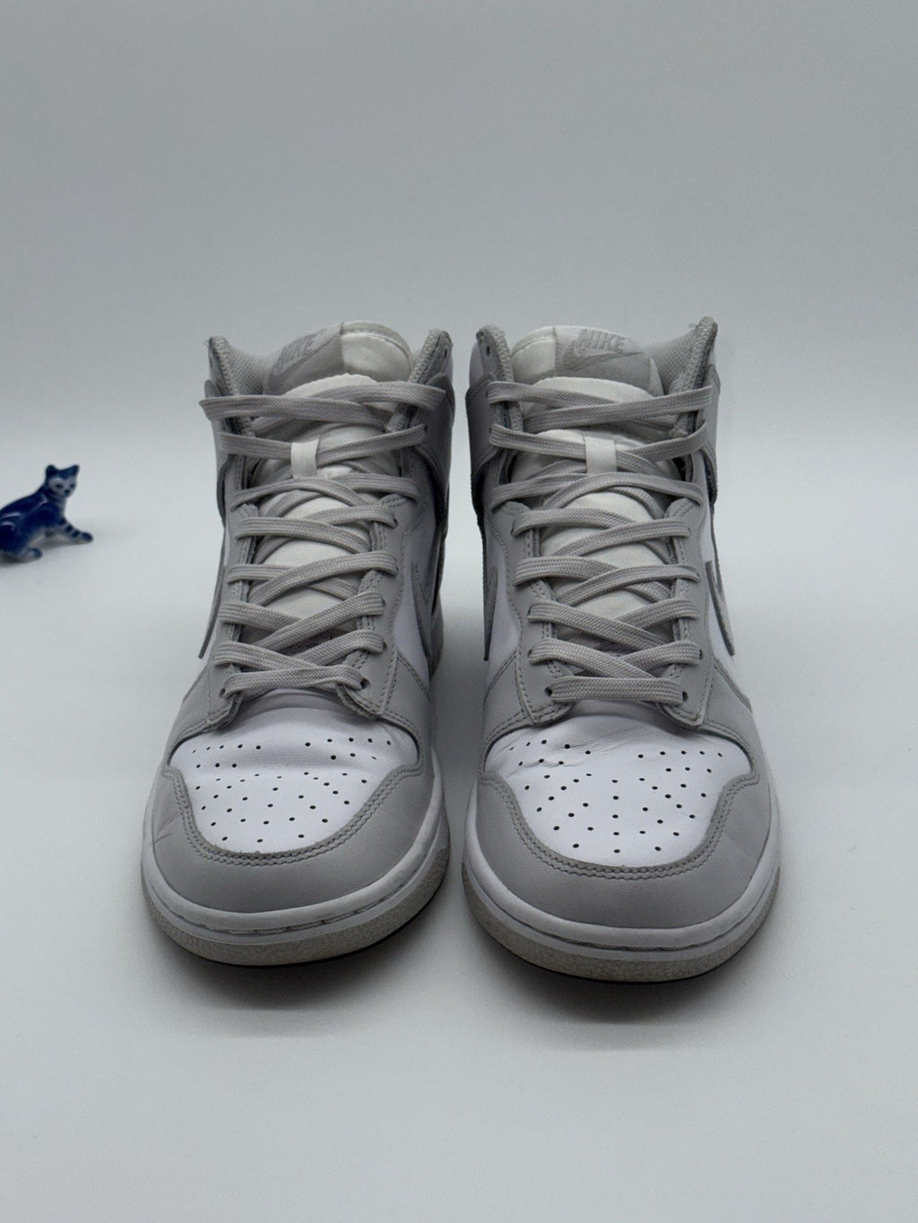 Nike Dunk High Retro White Vast Grey - Size UK 6 (DD1399-100)
