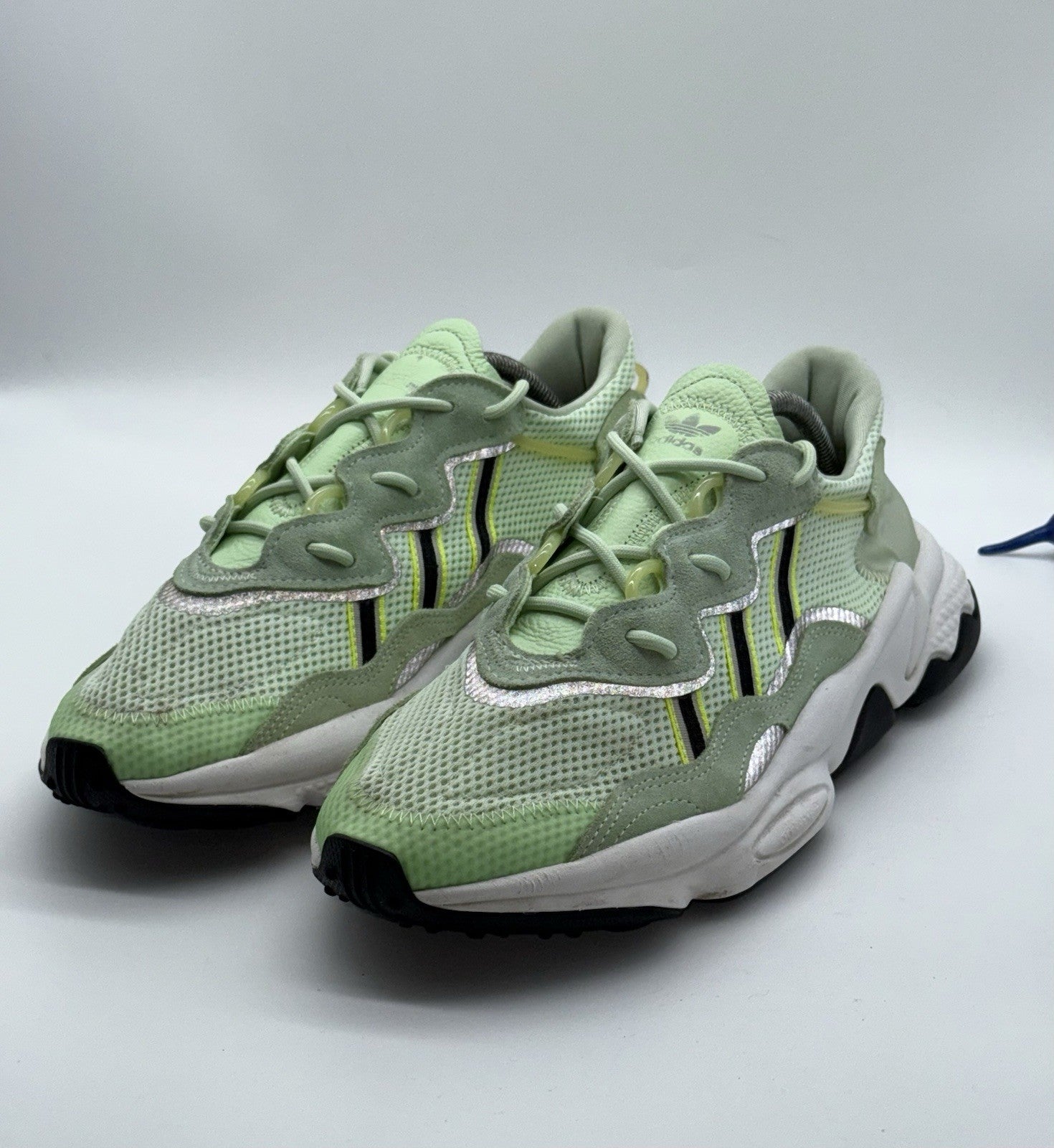 Adidas Ozweego Glow Green EE6466 UK 9.5 Men’s Trainers Gym Running Casual