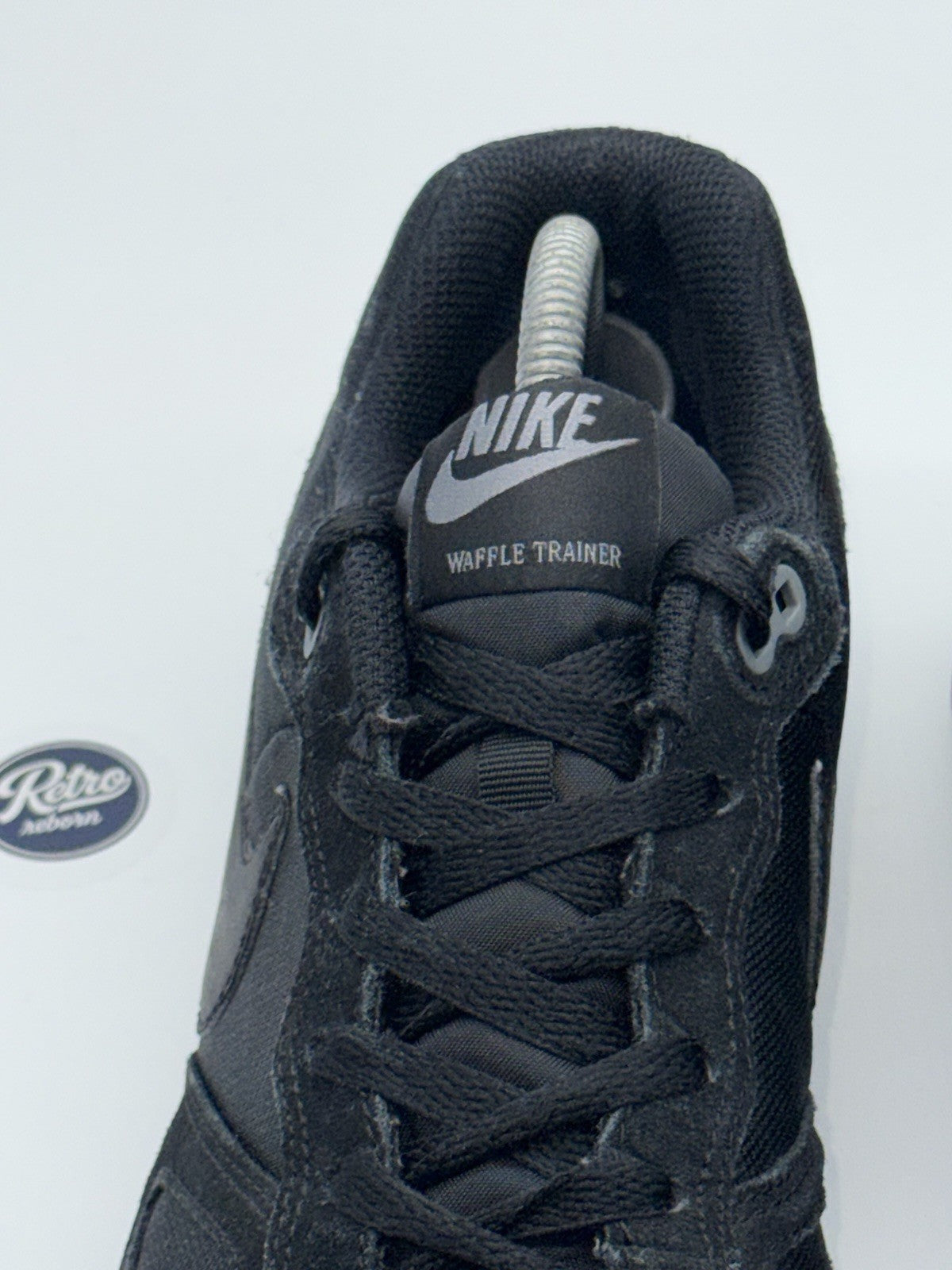 Nike Air Waffle Trainer 'Black x Grey Suede' (2016) – UK 8