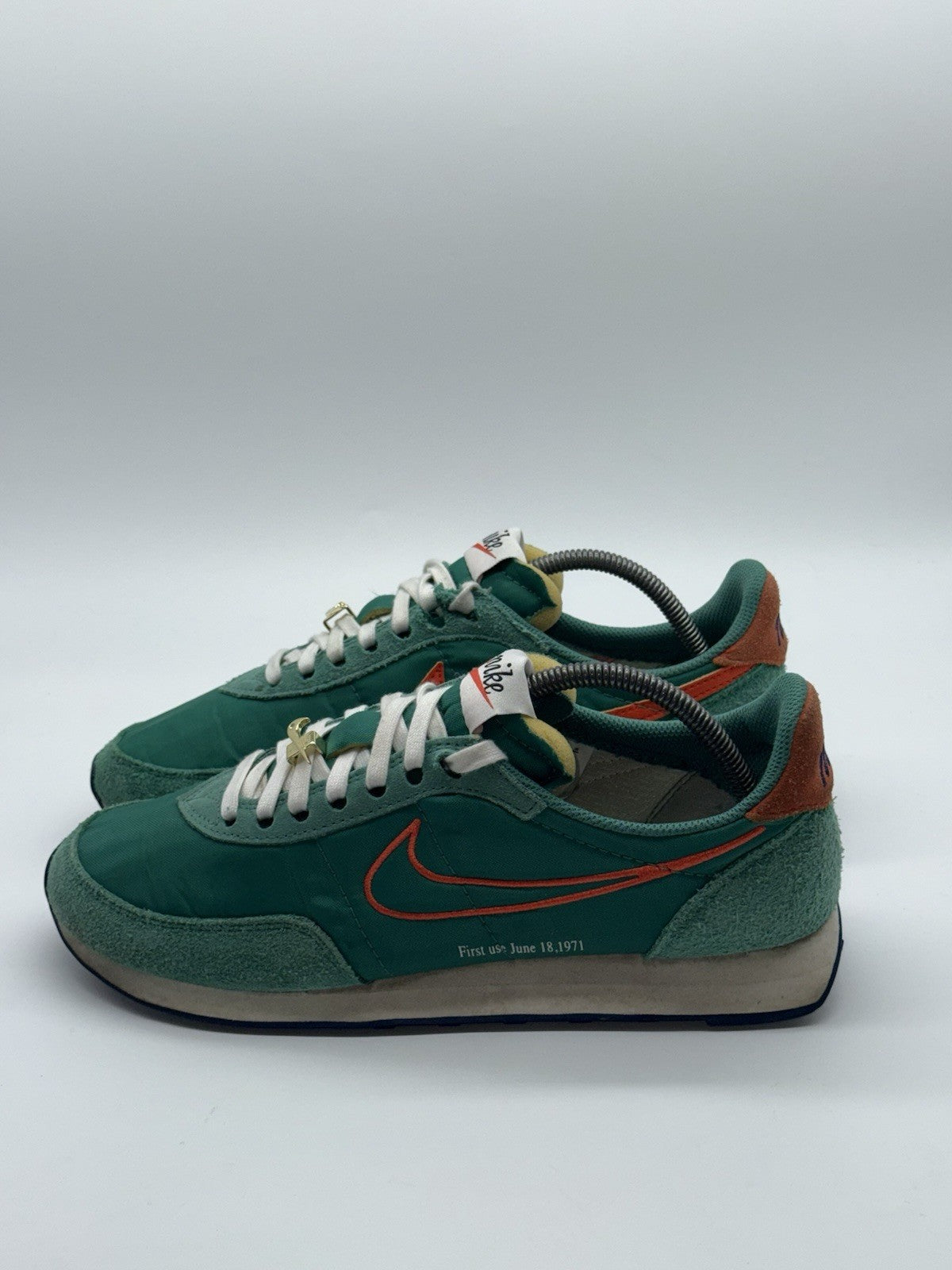 Nike Waffle Trainer 2 'Green Noise x Orange' (2021) – UK 9