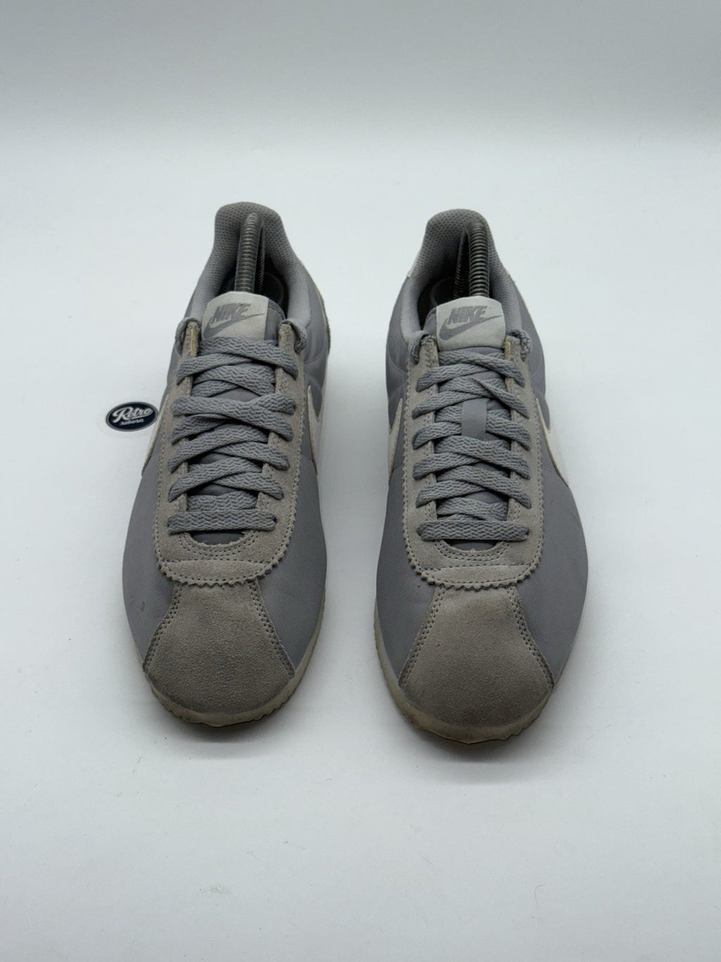 Nike Classic Cortez Nylon 'Wolf Grey x White' (2015) – UK 7
