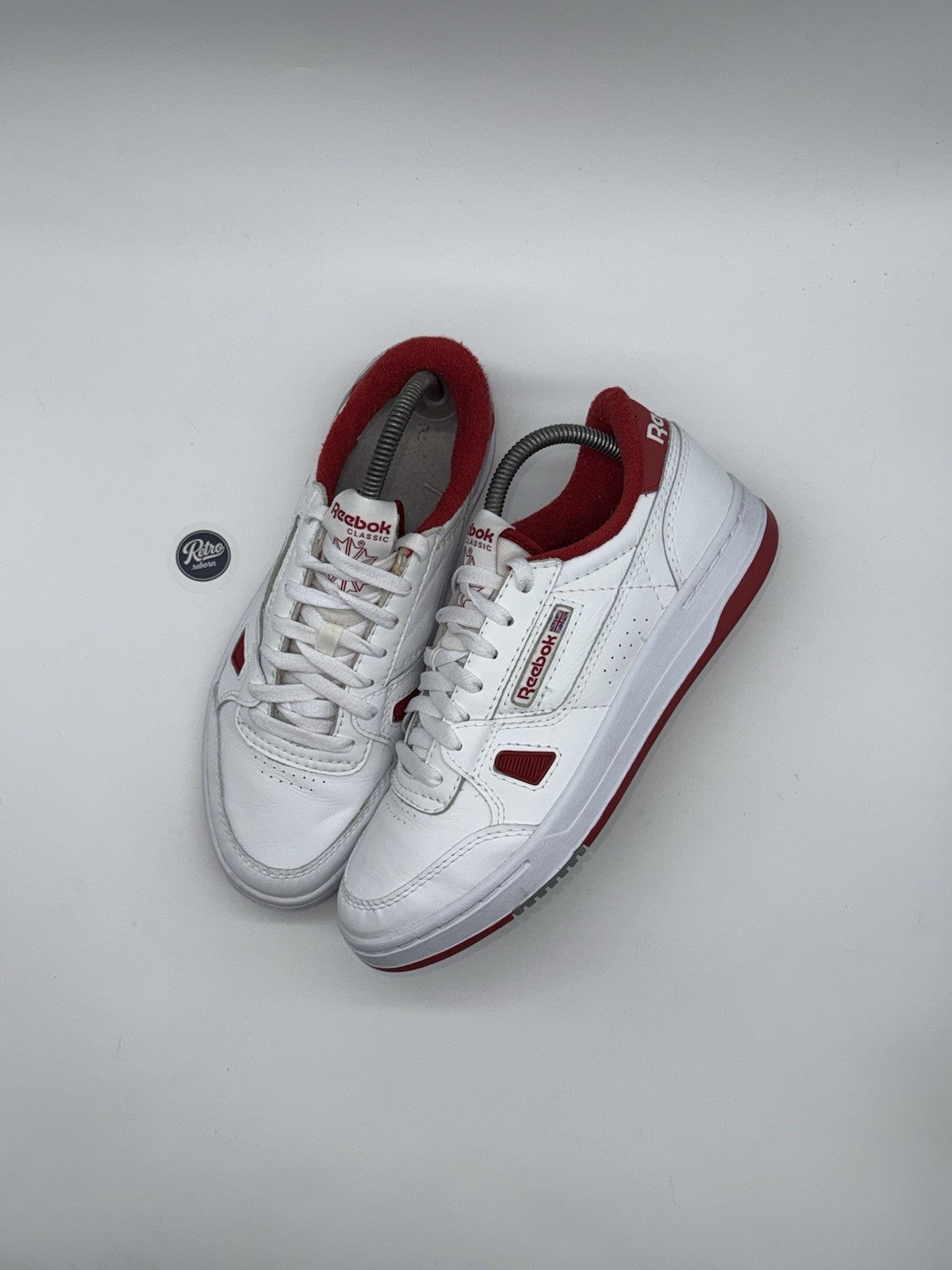 Reebok LT Court 'Cloud White x Flash Red' trainers – UK 7.5