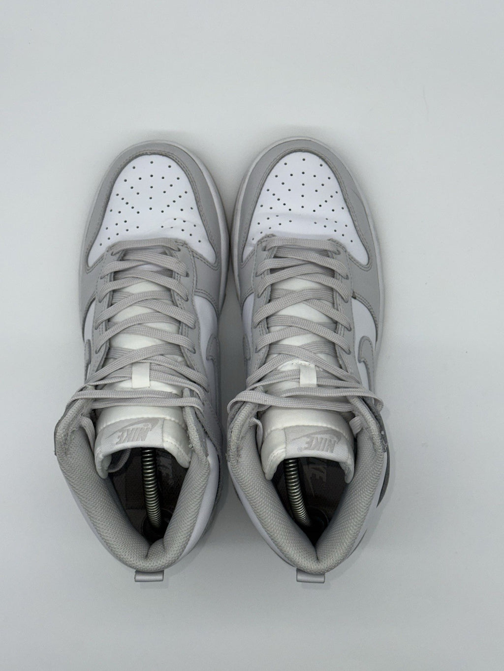 Nike Dunk High Retro White Vast Grey - Size UK 6 (DD1399-100)