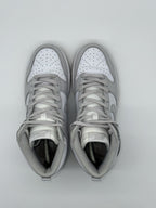Nike Dunk High Retro White Vast Grey - Size UK 6 (DD1399-100)
