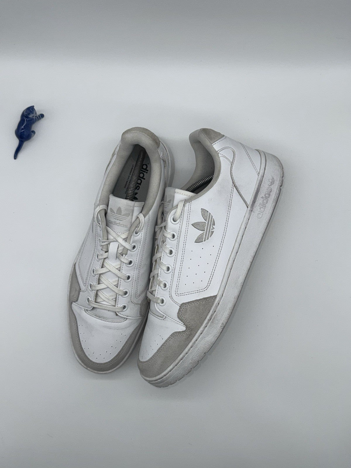 adidas Originals NY 90 Trainers White x Grey Size UK 12 (JI1899)