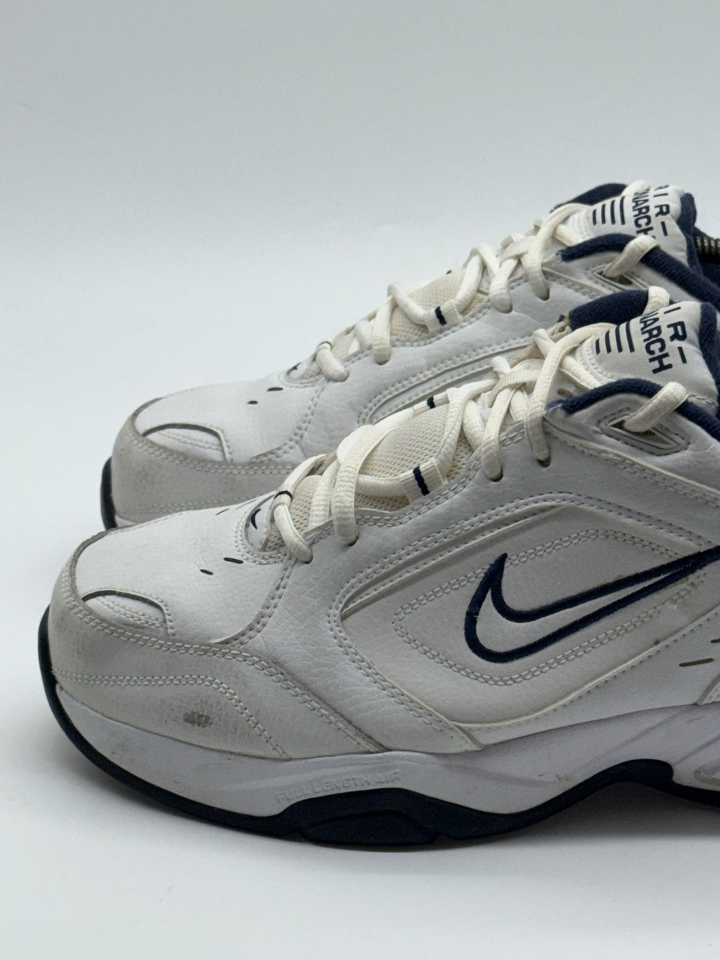 Nike Air Monarch IV 'White x Navy' (2006) – UK 9