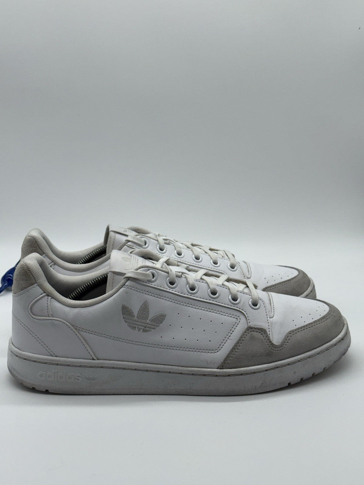adidas Originals NY 90 Trainers White x Grey Size UK 12 (JI1899)