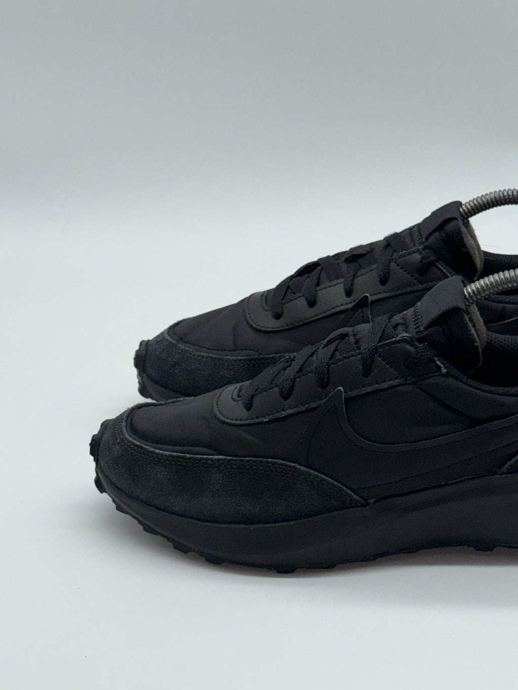 Nike Waffle Debut 'Triple Black' (2022) – UK 7.5