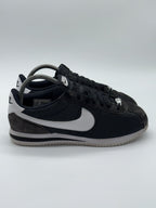Nike Classic Cortez Black/White TXT Nylon Retro Trainers Size UK 7