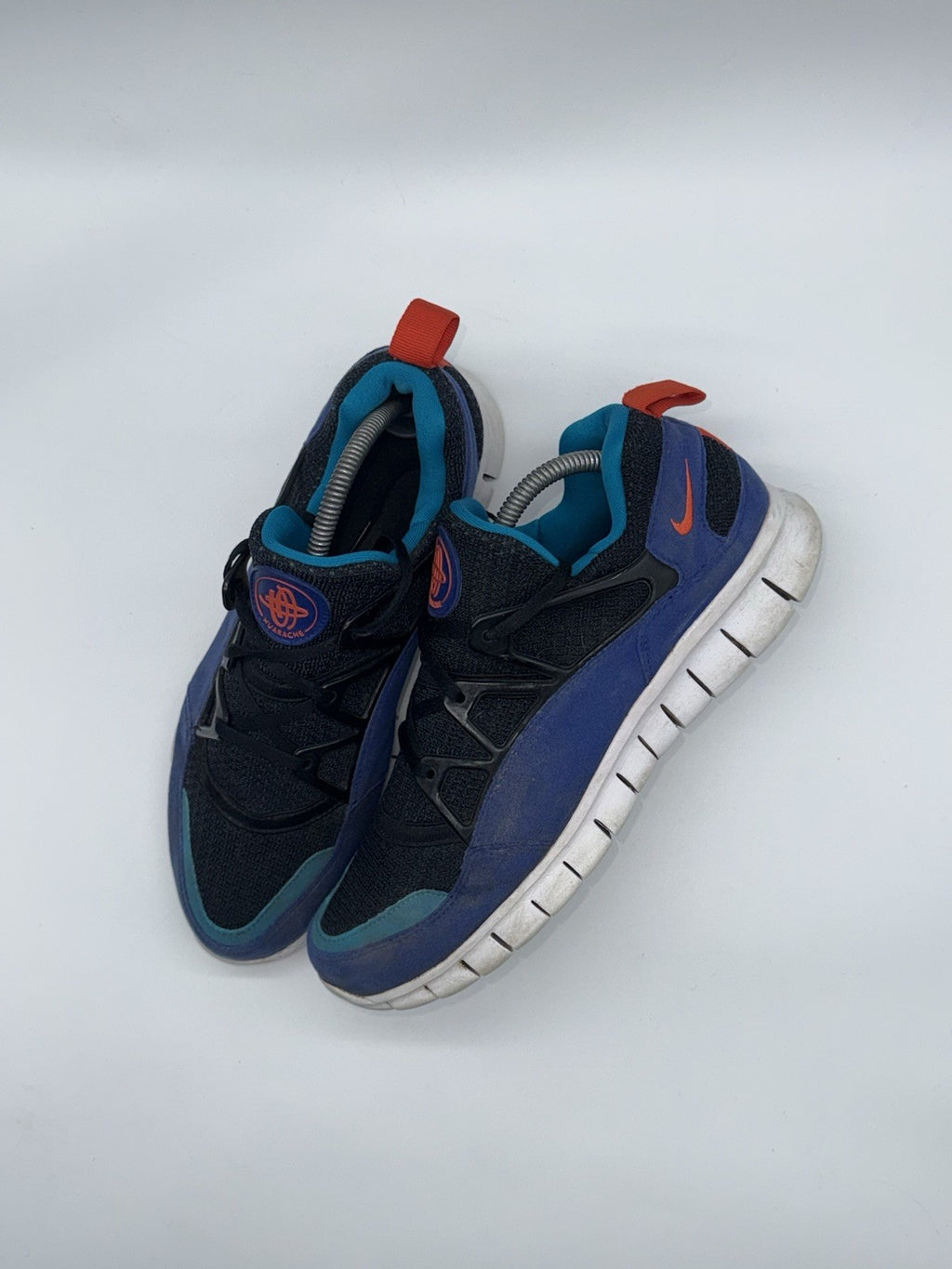(2011) Nike Free Huarache Light Black Team Orange-Concord Men’s UK 8