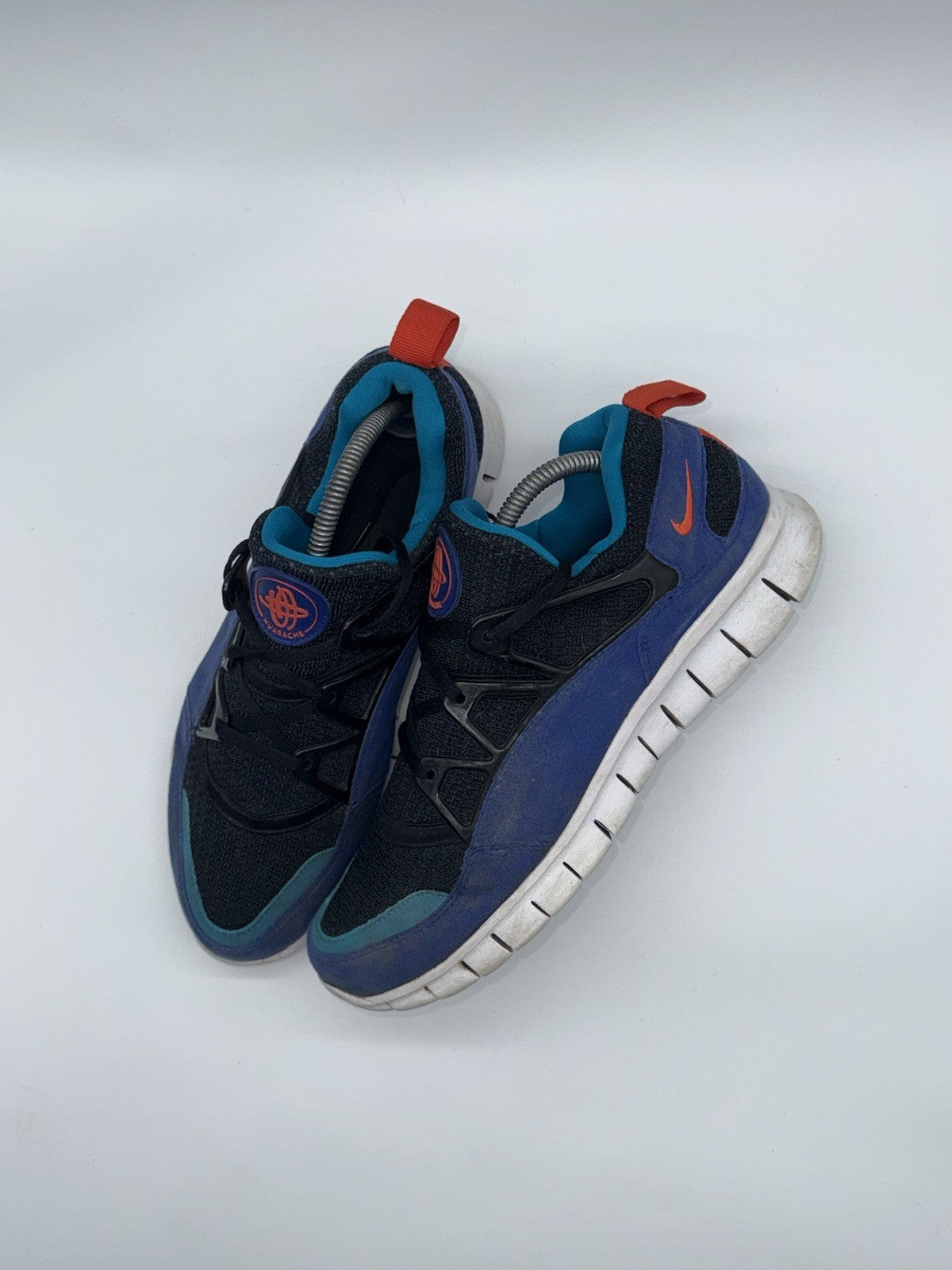 (2011) Nike Free Huarache Light Black Team Orange-Concord Men’s UK 8